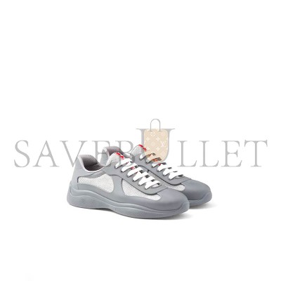 PRADA AMERICA'S CUP SOFT RUBBER AND BIKE FABRIC SNEAKERS 4E6500